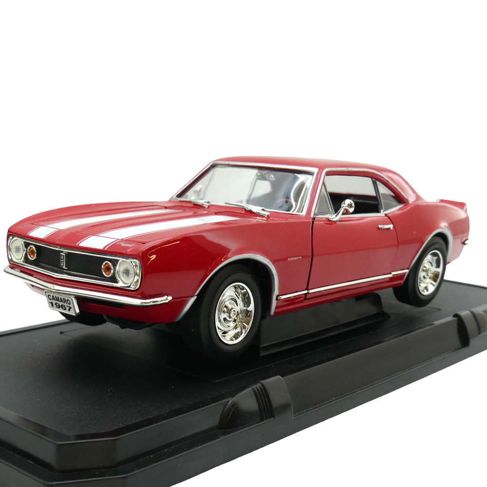 VTG Road Signature 1967 Chevrolet Camaro Z28 Red Diecast Model Car Collectible